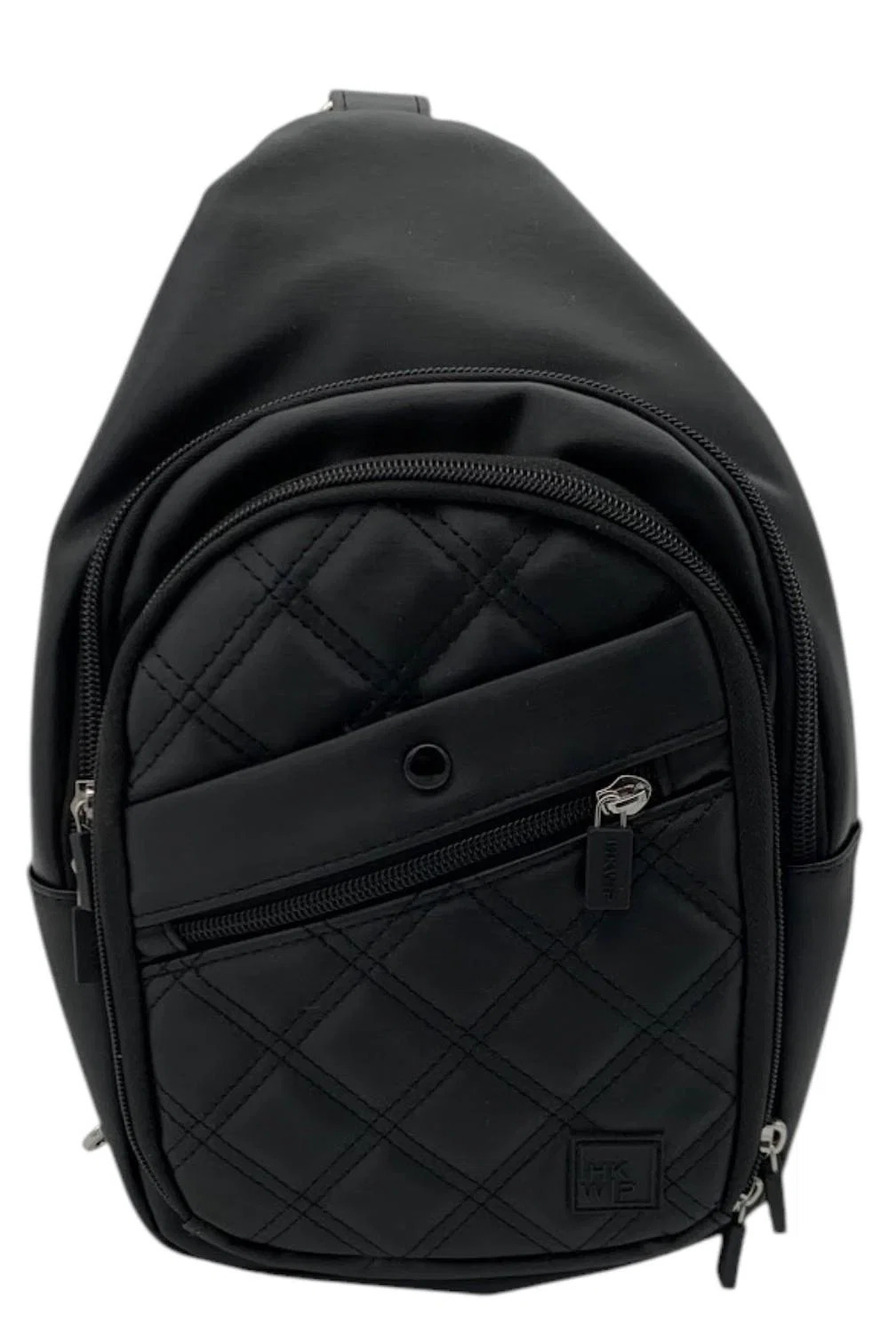 IHKWIP Convertible Sidekick Sling Backpack Metallic Black